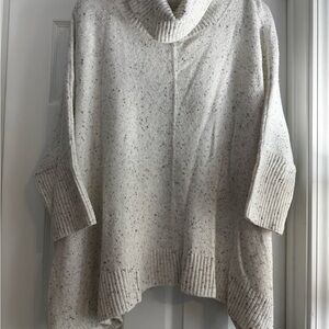 Loft Cozy Cream Turtleneck Sweater